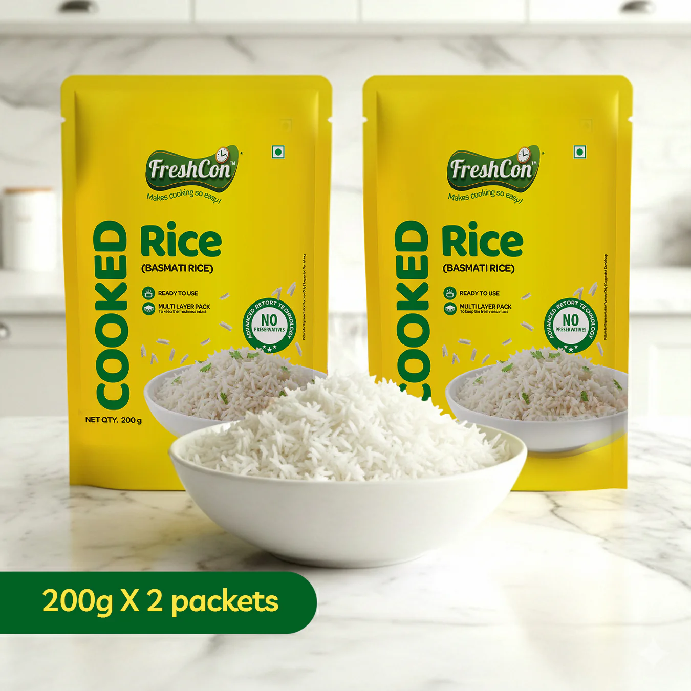 Ready-to-eat Cooked Basmati Rice | No Preservatives - Image 8