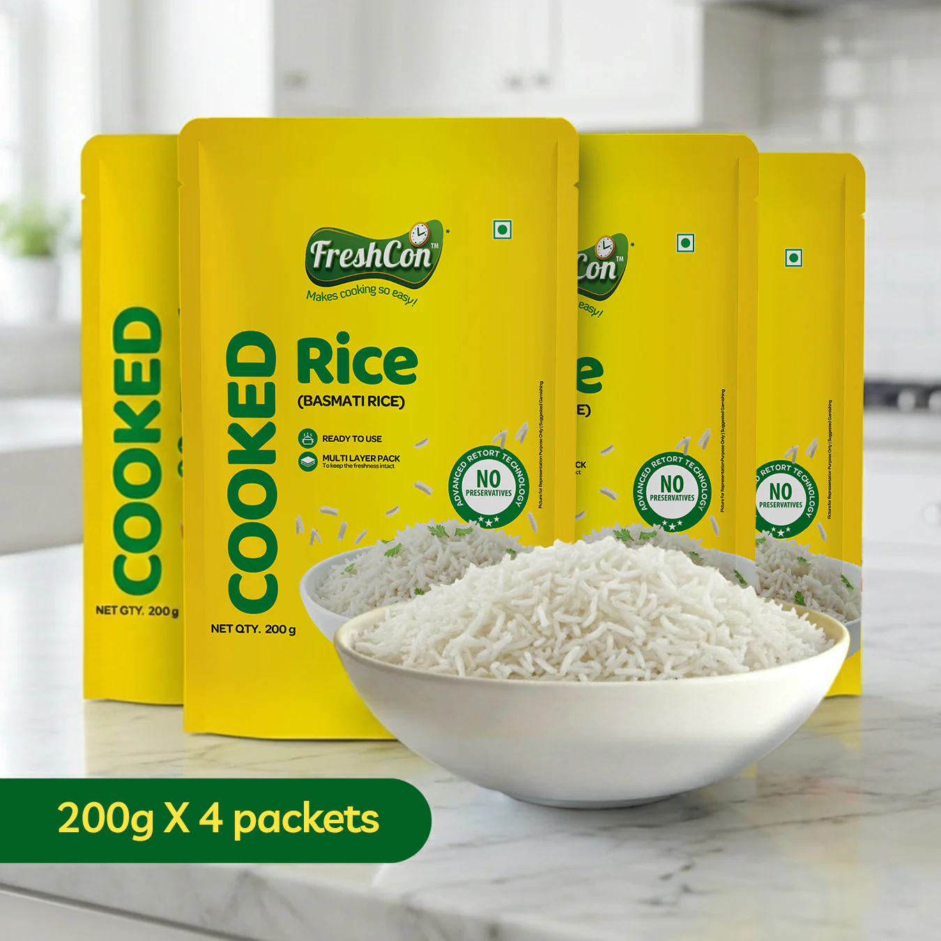 Ready-to-eat Cooked Basmati Rice | No Preservatives - Image 9
