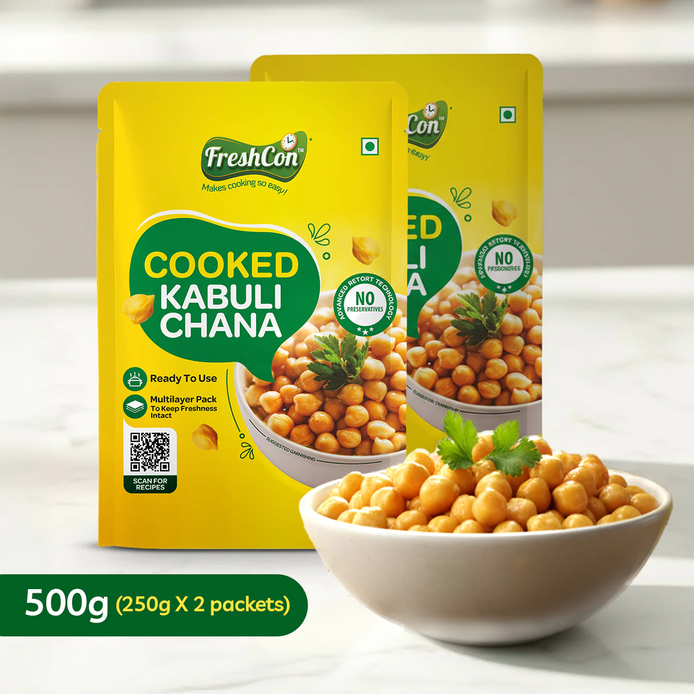 Ready-to-use Cooked Kabuli Chana (Chick Peas) | No Preservatives - Image 11