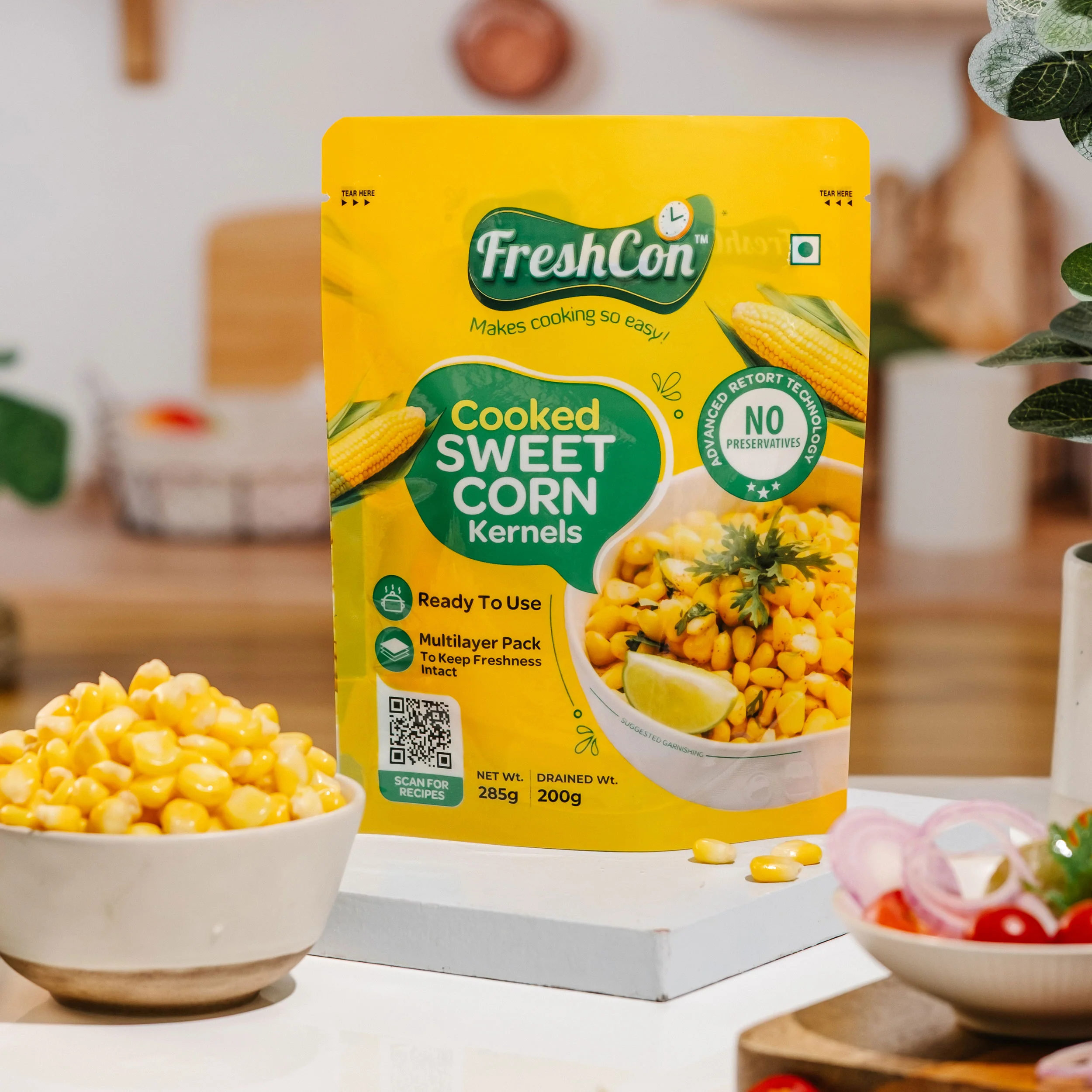 Sweet Corn & Kala Chana Combo | Pre-Cooked Ingredients | Ready-To-Use - Image 6
